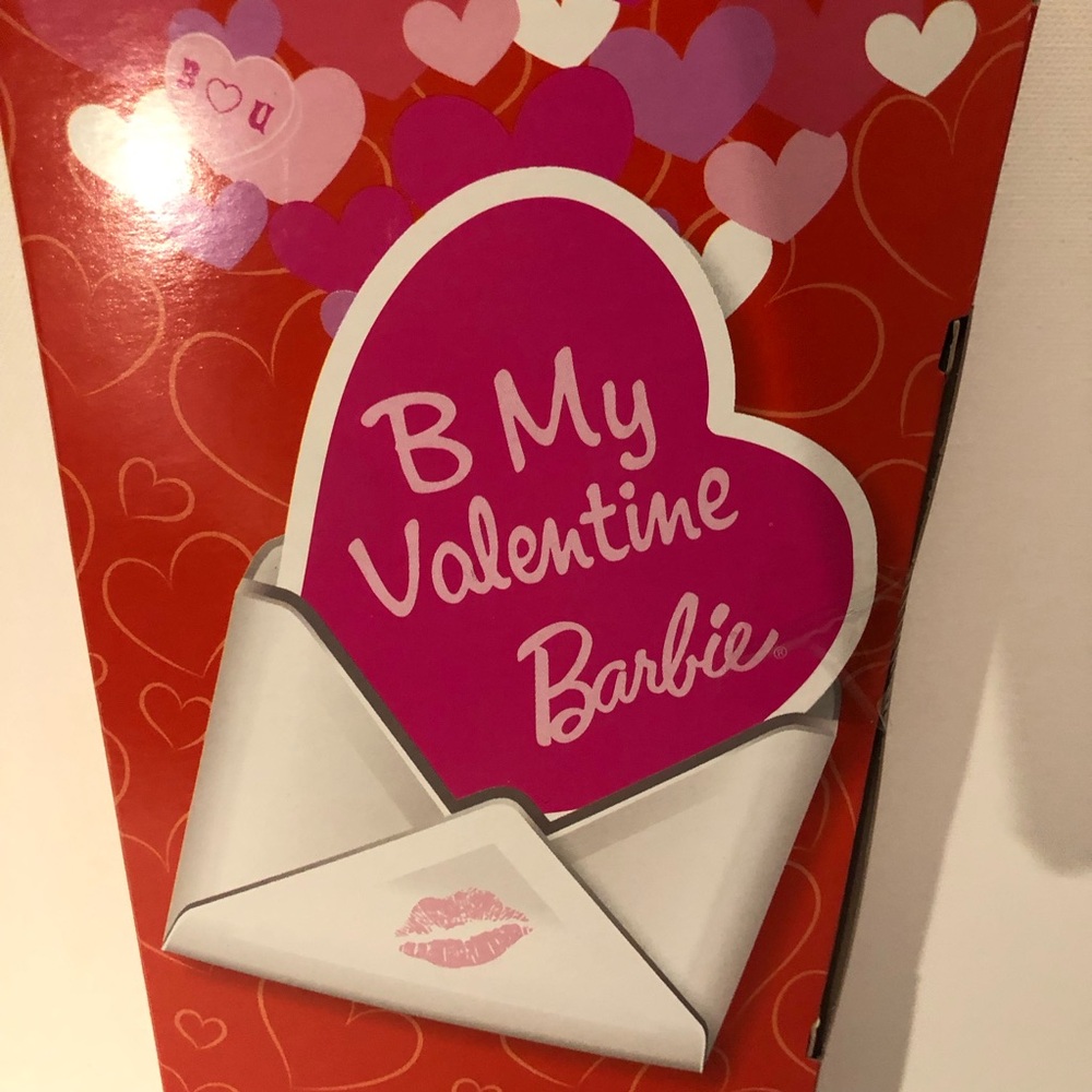 Barbie Valentine Wishes Blonde Barrette For U Grocery Exclusive Doll c. 2009 NIB - Picture 15 of 17